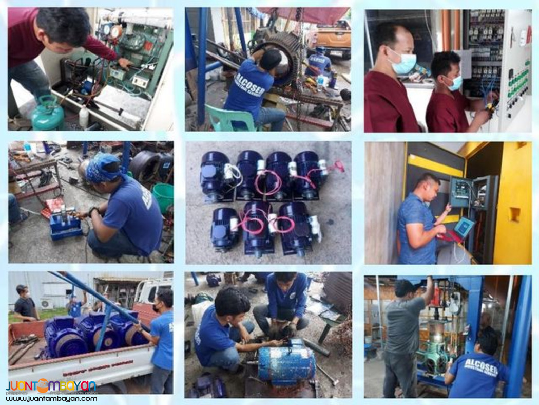 Compressor motor rewinding Compressor motor rewinding