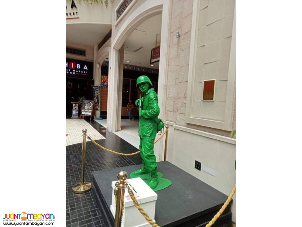 Human statue, mime, party, events