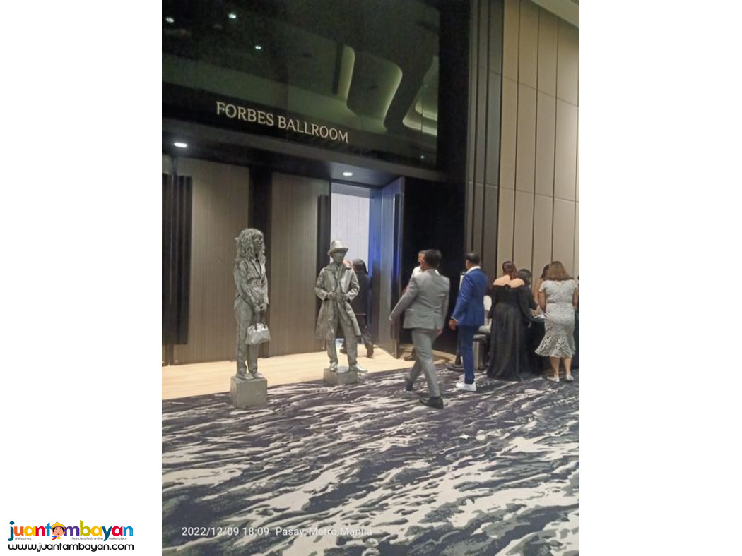 Human statue, mime, party, events