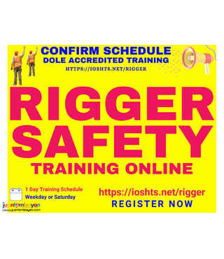 Rigger Safety Training for Riggers Signalman DOLE Specialized Training