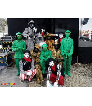 Human statue, mime, party, events