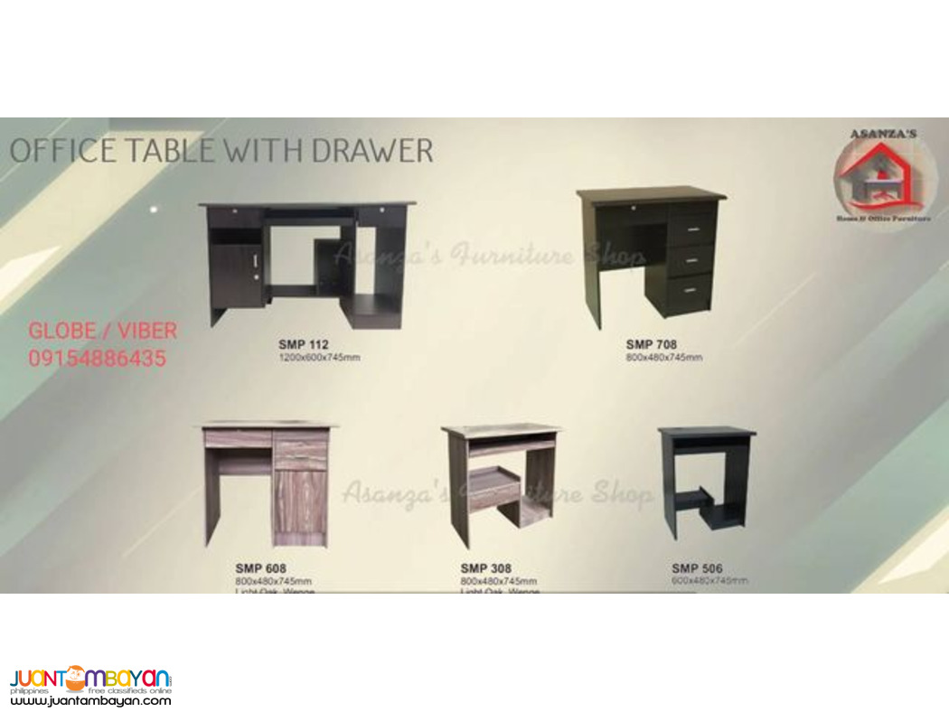 OFFICE TABLE WITH DRAWER ( FACTORY PRICE ) 