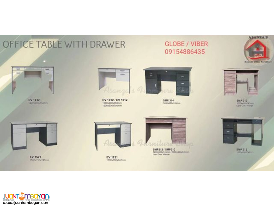 OFFICE TABLE WITH DRAWER ( FACTORY PRICE ) 