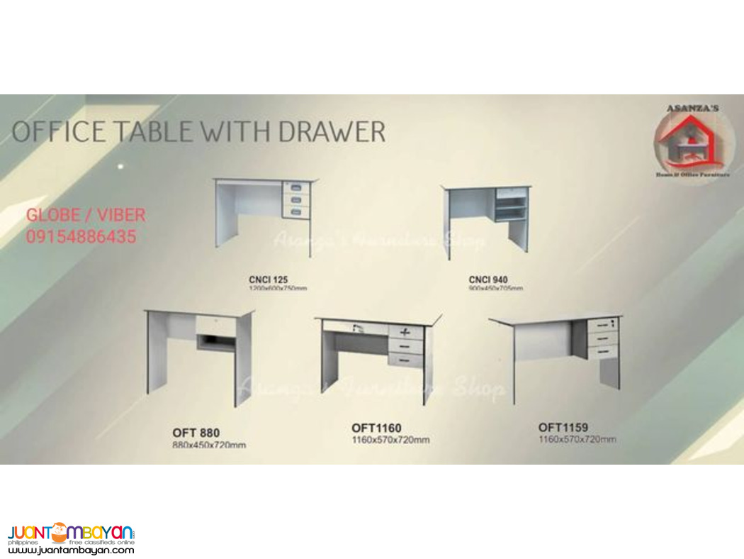 OFFICE TABLE WITH DRAWER ( FACTORY PRICE ) 