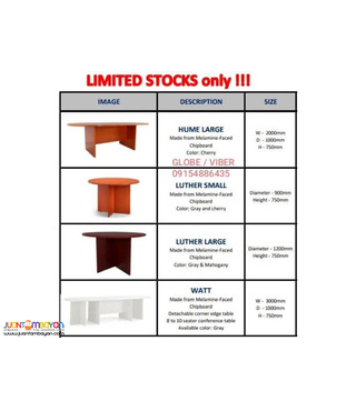 CONFERENCE TABLE 4-6 SEATER ( FACTORY PRICE )