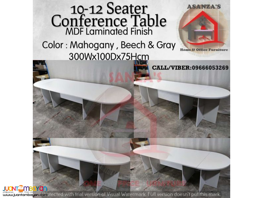 10-12 SEATER CONFERENCE TABLE