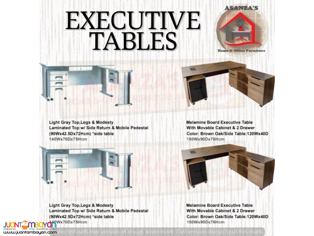 EXECUTIVE TABLES
