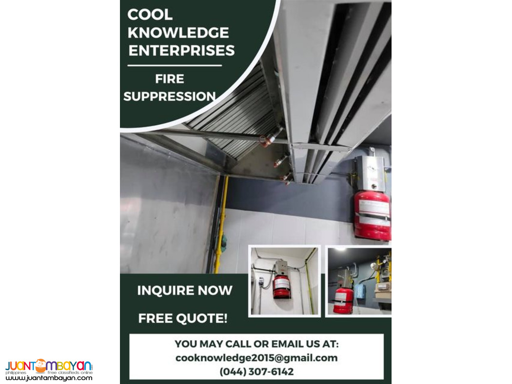 Fire Suppression for Kitchen . Bulacan Fire Suppression for Kitchen . Bulacan
