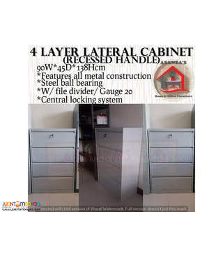 4 LAYER LATERAL CABINET