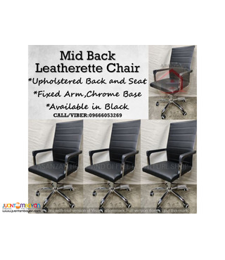 MID BACK LEATHERETTE CHAIR