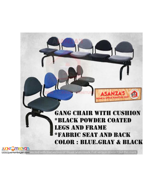 GANG CHAIR WITH CUSHION