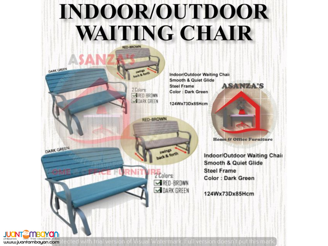INDOOR/OUTDOOR WAITING CHAIR