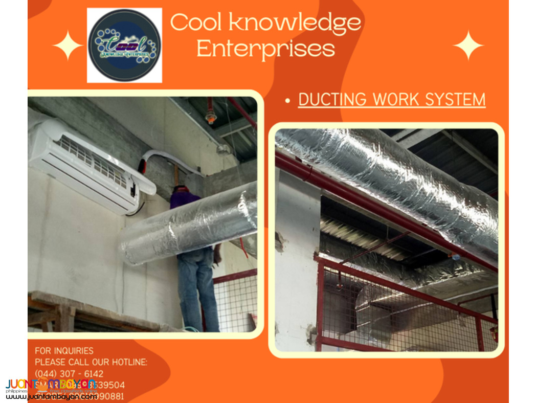 ducting work equipment