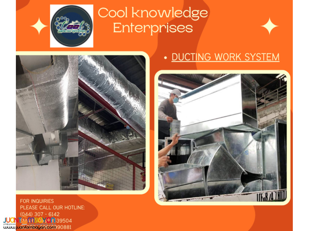 ducting work equipment