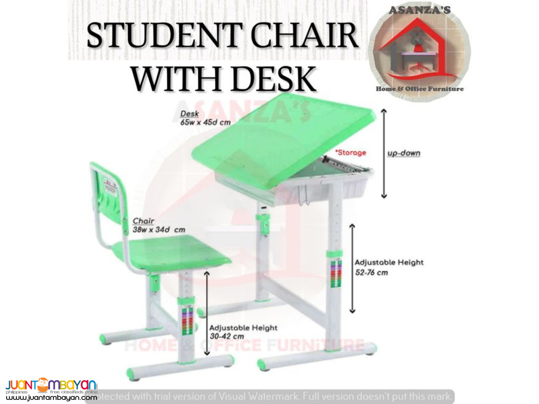 STUDENT CHAIR WITH DESK