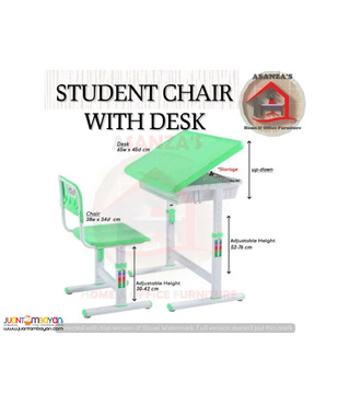 STUDENT CHAIR WITH DESK