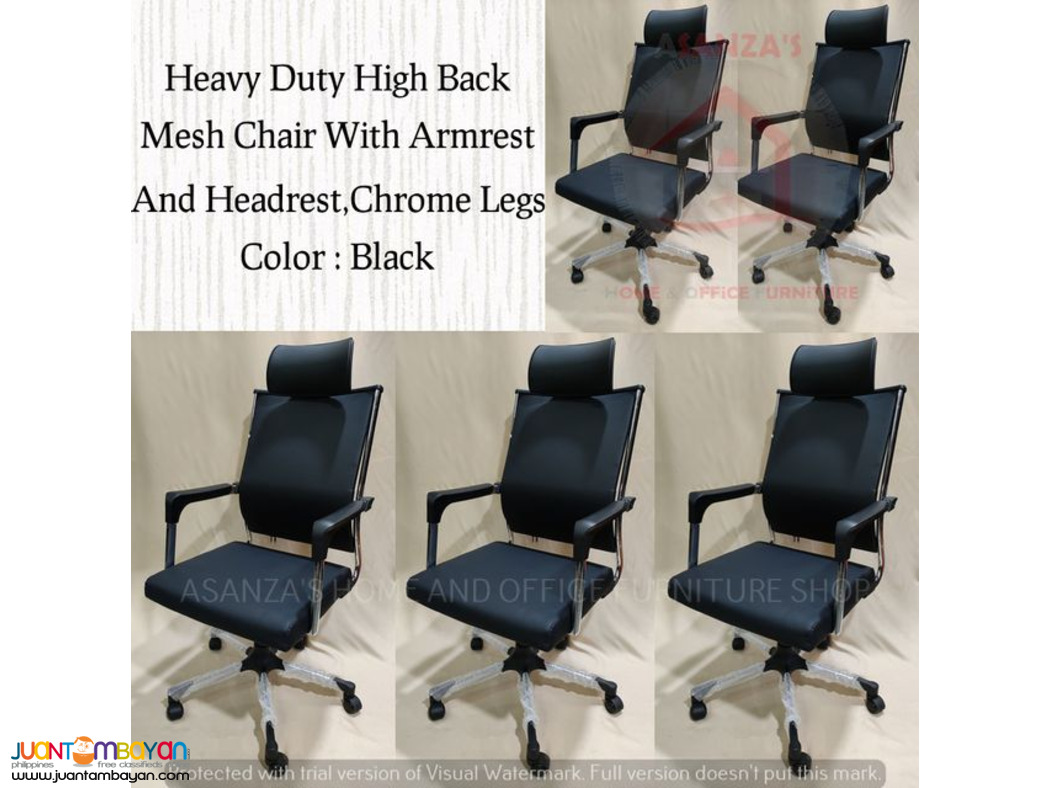 HEAVY DUTY HIGH BACK MESH CHAIR