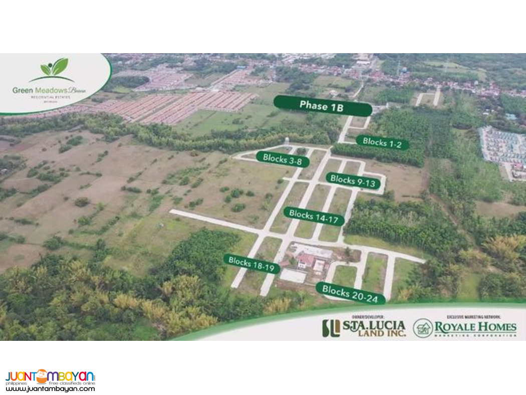 120 sqm Residential Lot for Sale in Greenmeadows Bauan Batangas