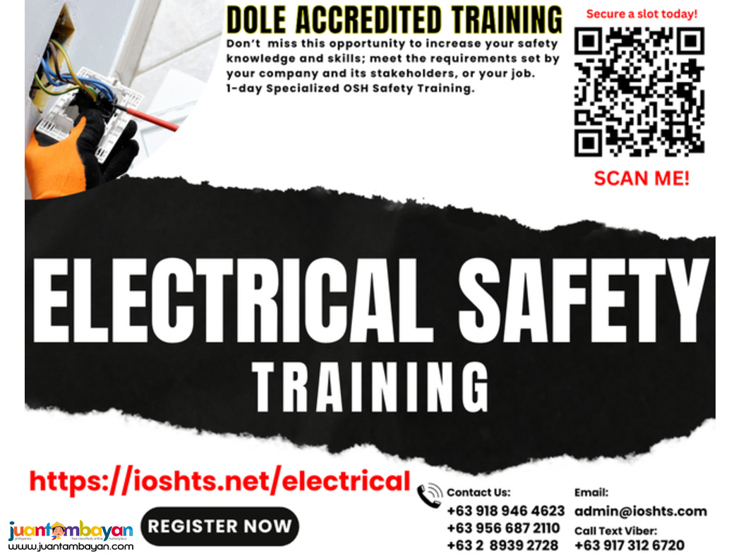 Electrical Safety Training DOLE Accredited Specialized Safety Training