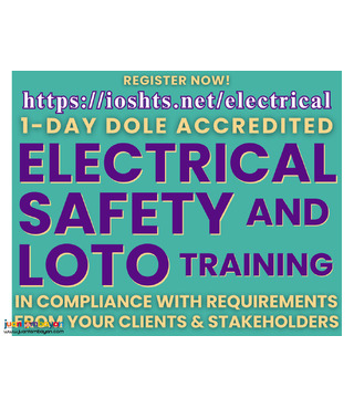 Electrical Safety Training LOTO Training DOLE Accredited Specialized