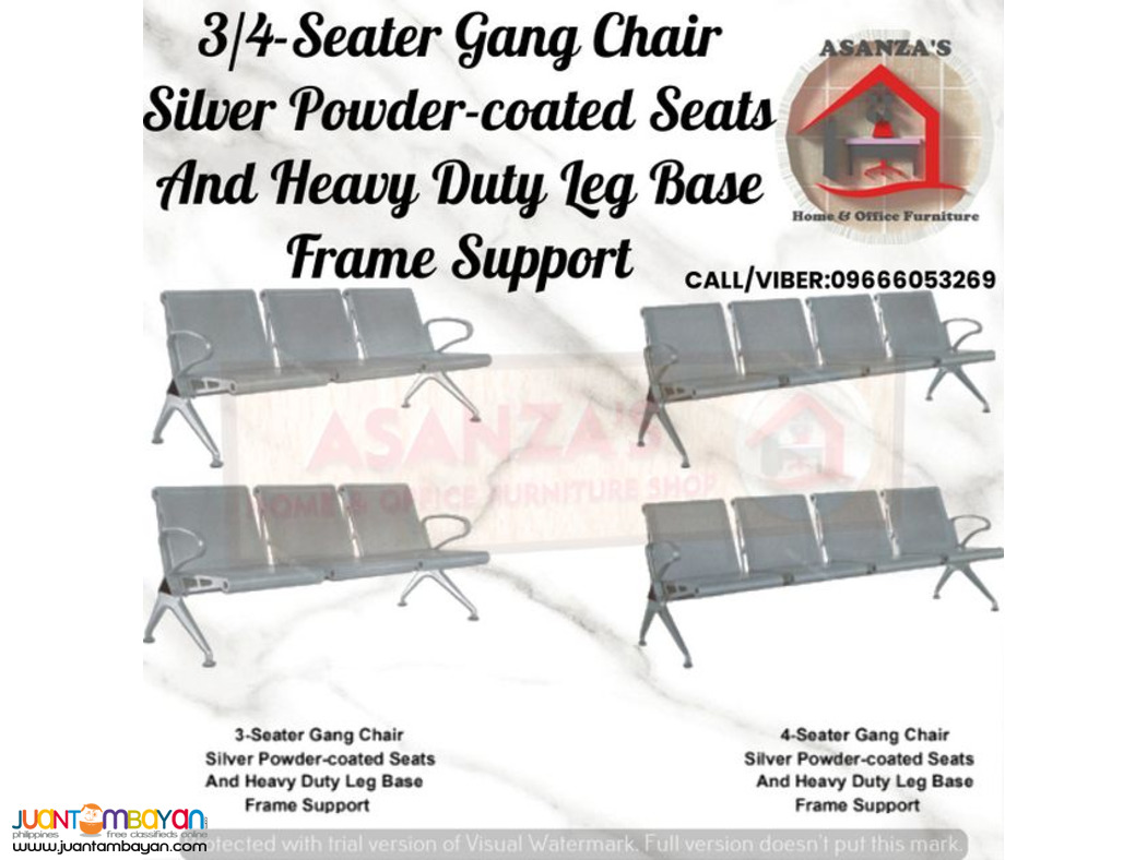 3/4 seater Gang Chair