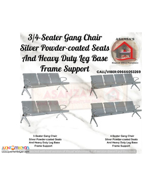 3/4 seater Gang Chair
