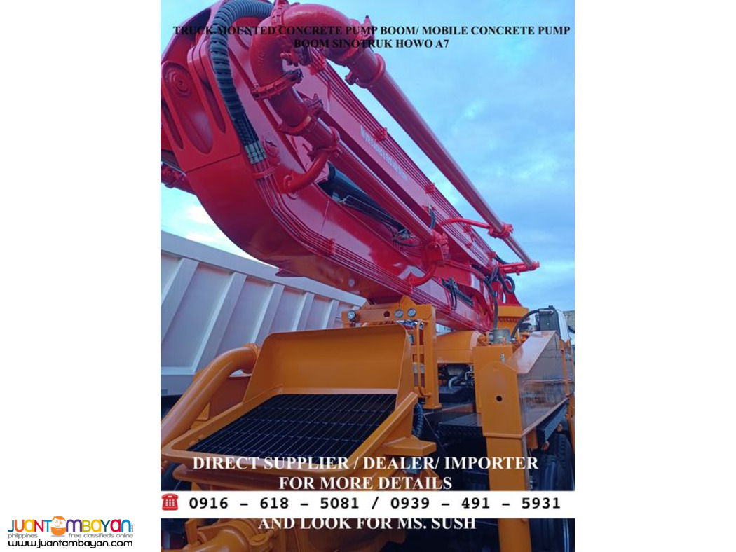 Concrete Pump Truck 10-wheeler Sinotruk Howo A7 