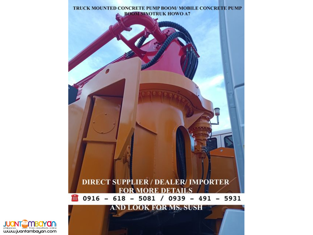 Concrete Pump Truck 10-wheeler Sinotruk Howo A7 