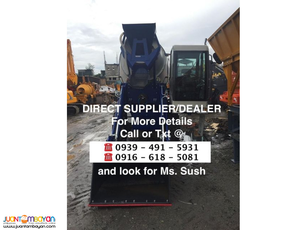 Self-Loading Mixer 0.6cbm bucket cap & 5cbm Drum Cap 