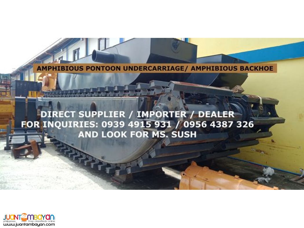 Amphibious Pontoon Backhoe SWE210sd Sunward 