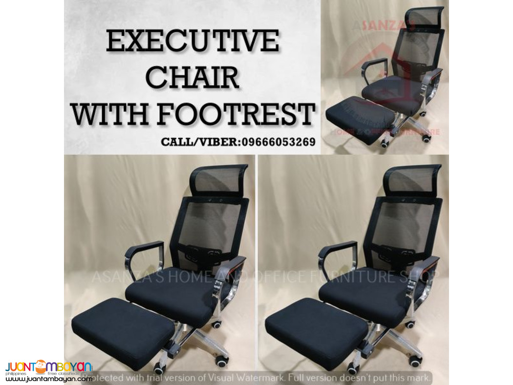 EXECUTIVE CHAIR WITH FOOTREST