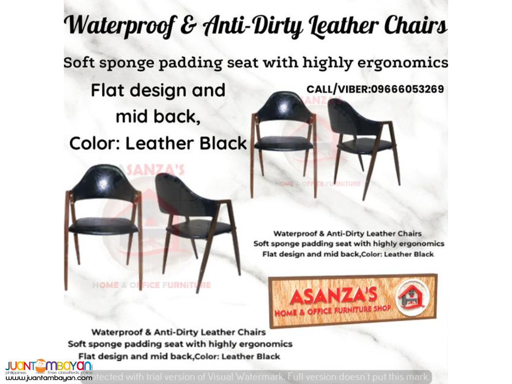 WATERPROOF & ANTI DIRTY LEATHER CHAIR