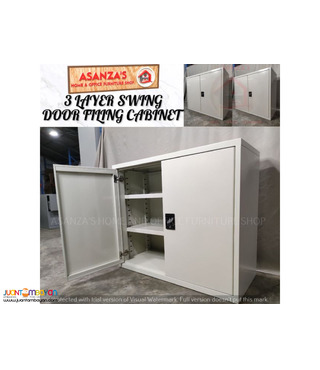 3 Layer Swing Door Filing Cabinet