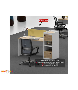 CUSTOMIZED WORKSTATION DESK WITH SCREEN PANEL DIVIDER-PARTITION