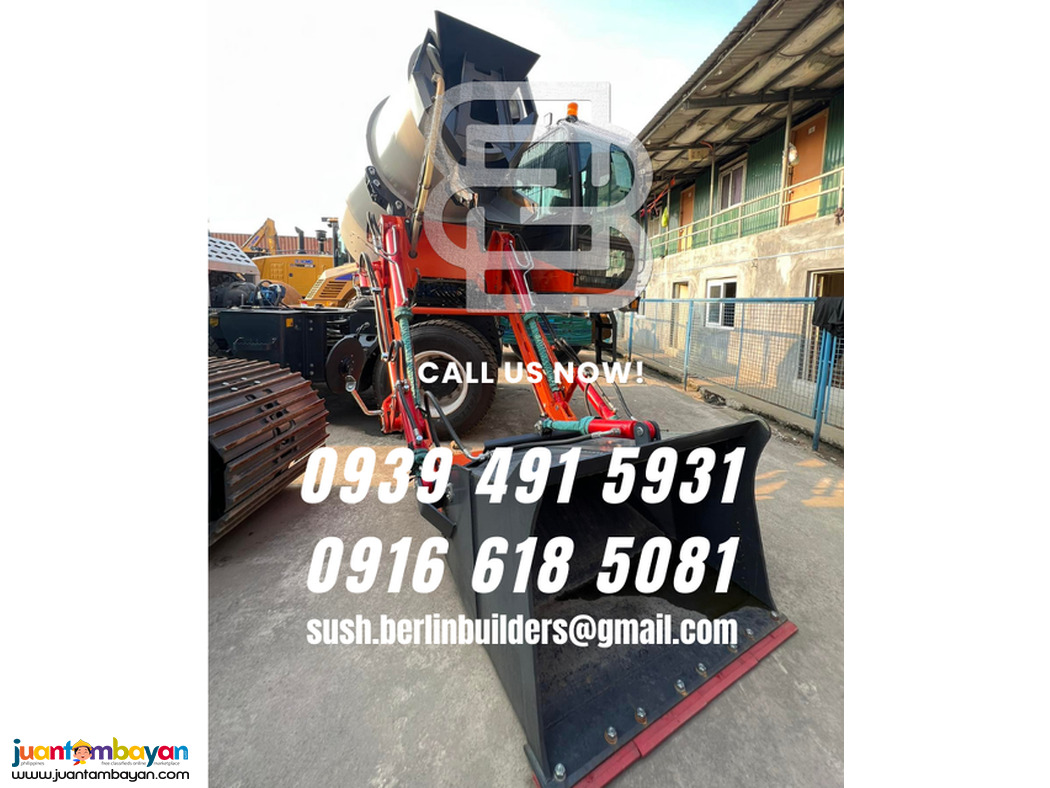 Self-Loading Mixer 0.6cbm bucket cap & 5cbm Drum Cap 