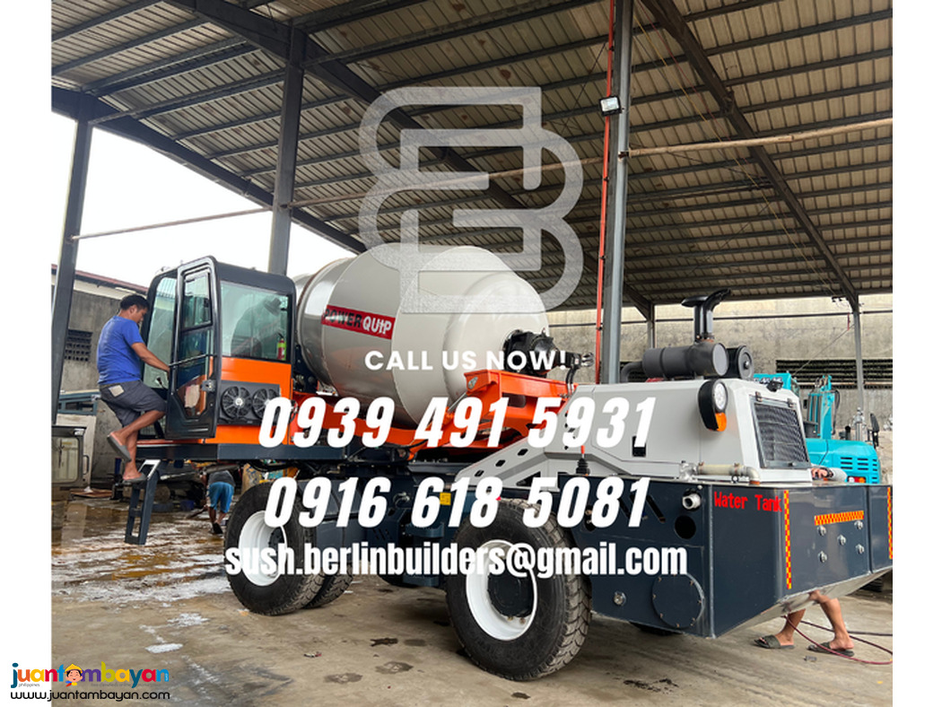 Self-Loading Mixer 0.6cbm bucket cap & 5cbm Drum Cap 