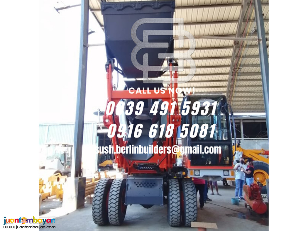 Self-Loading Mixer 0.6cbm bucket cap & 5cbm Drum Cap 