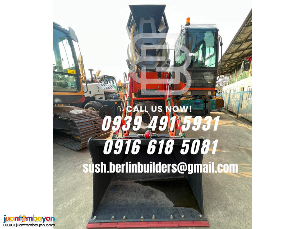 Self-Loading Mixer 0.6cbm bucket cap & 5cbm Drum Cap 