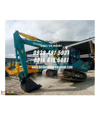 swe150 sunward hydraulic backhoe crawler isuzu engin 0.52cubic