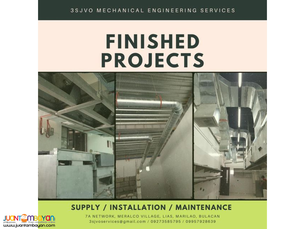 ducting works finished project