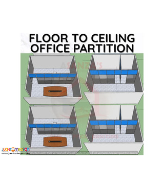 FLOOR TO CEILING OFFICE PARTITION 