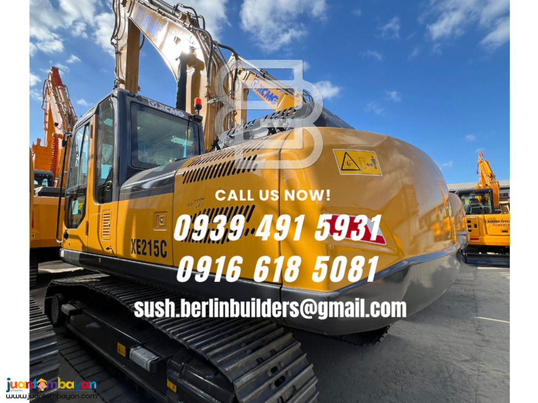 1.0cubic xcmg xe215c hydraulic backhoe excavator isuzu engine