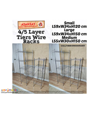 4/5 LAYER TIERS WIRE RACKS