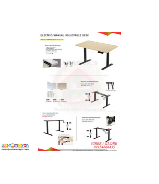 ELECTRIC / MANUAL ADJUSTABLE DESK (FACTORY PRICE)
