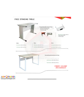 OFFICE FREE STANDING TABLE (FACTORY PRICE)