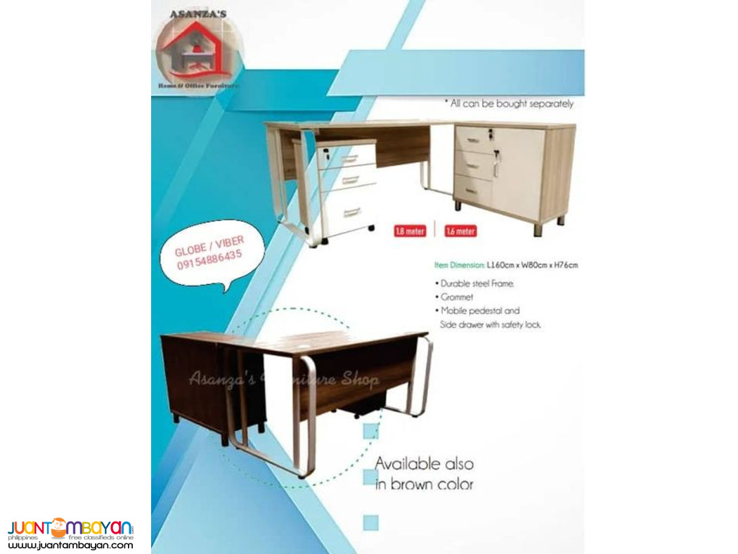 OFFICE L- TYPE EXECUTIVE TABLE (FACTORY PRICE)