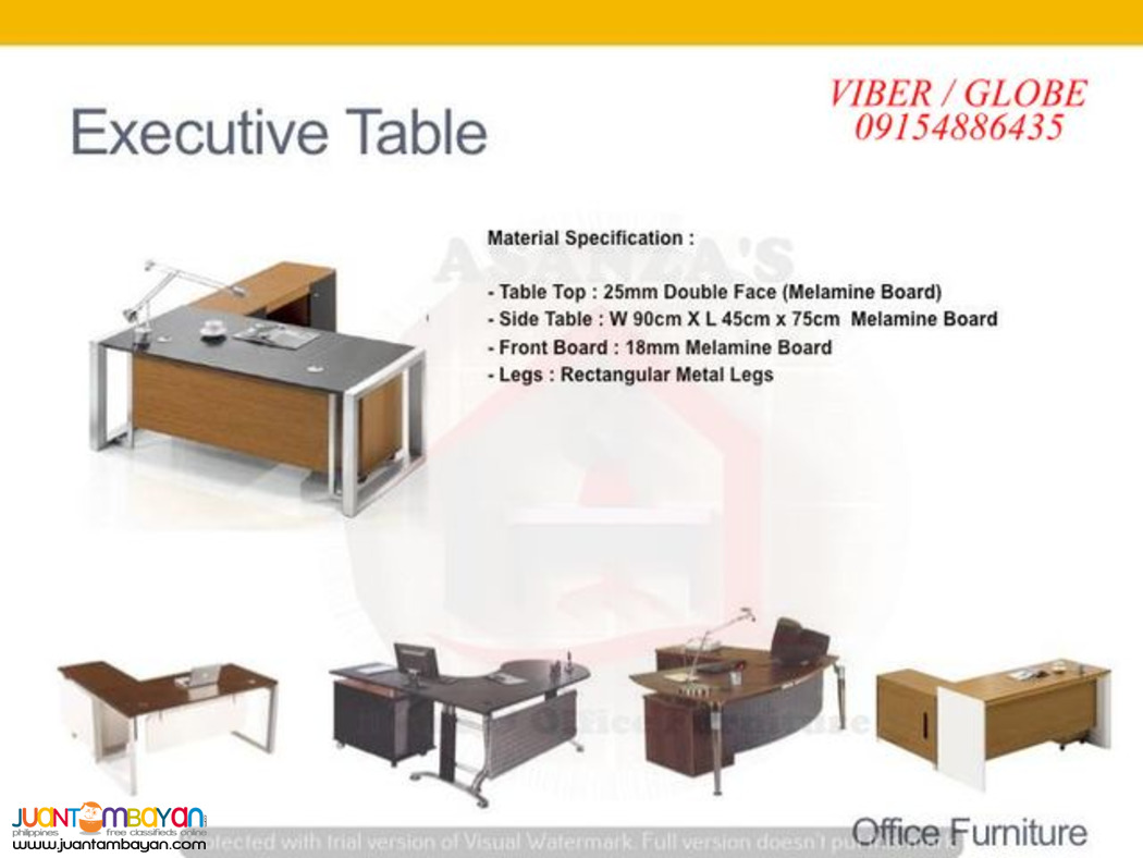 OFFICE L- TYPE EXECUTIVE TABLE (FACTORY PRICE)