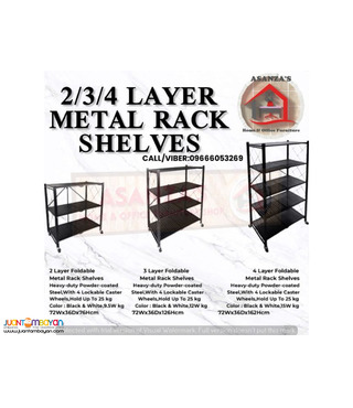 2/3/4 LAYER METAL RACK SHELVES