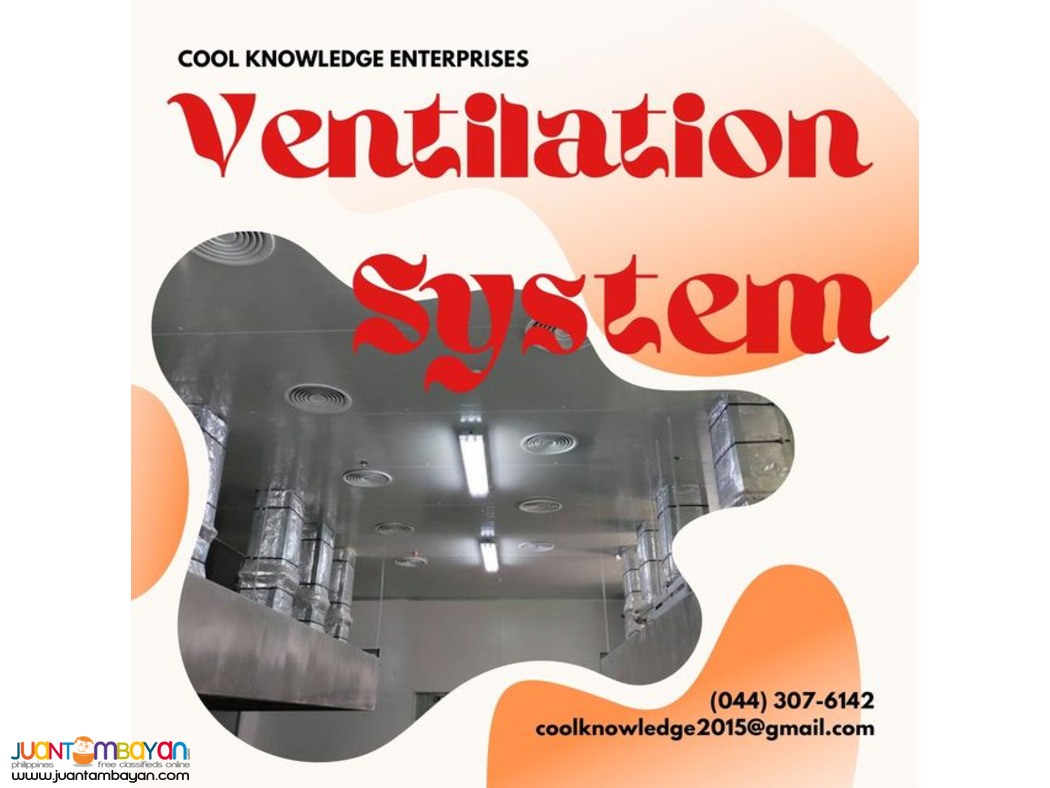 Ventilation System . Supply and Install Ventilation System . Supply and Install