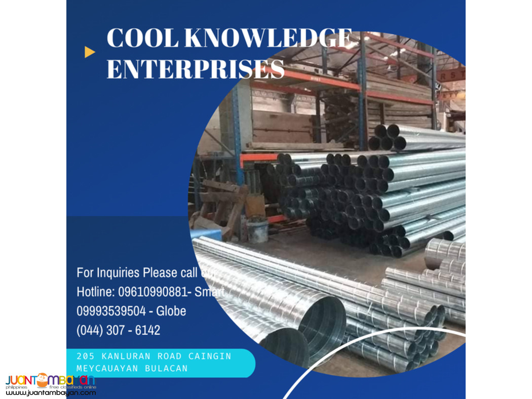 Spiral Ducting Supply and installation